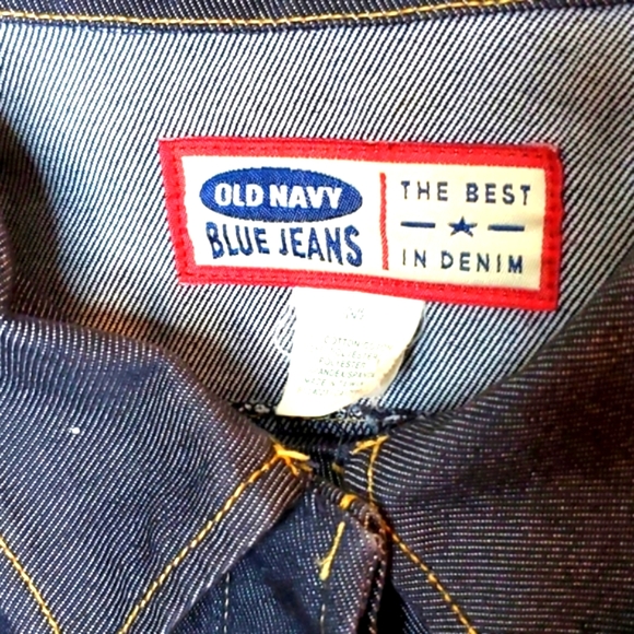 Woman Old Navy Denim Jean Jacket, Size Medium, Blue - Picture 3 of 5